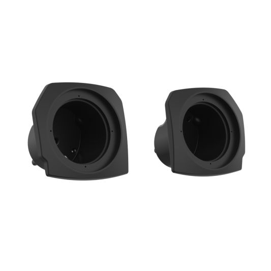 ADVANBLACK 6.5" Speaker Pods for 23.5 Up Harley Touring Models - Unpainted