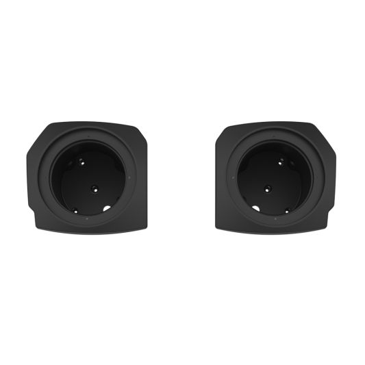 ADVANBLACK 6.5" Speaker Pods for 23.5 Up Harley Touring Models - Unpainted