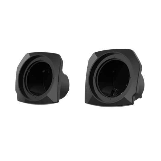 ADVANBLACK 6.5" Speaker Pods for 23.5 Up Harley Touring Models - Vivid Black