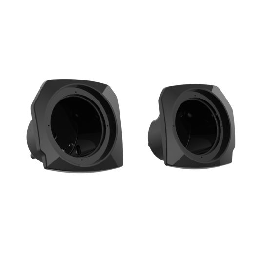 ADVANBLACK 6.5" Speaker Pods for 23.5 Up Harley Touring Models - Vivid Black
