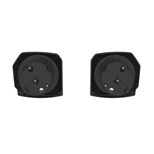 ADVANBLACK 6.5" Speaker Pods for 23.5 Up Harley Touring Models - Vivid Black