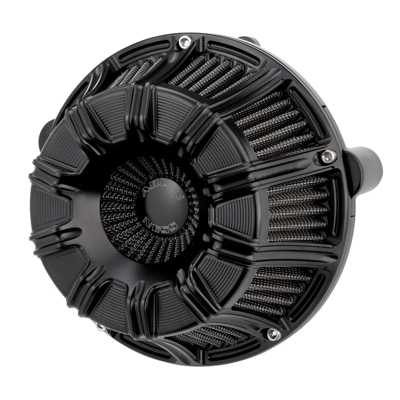 ARLEN NESS 10 Gauge Inverted Series Air Cleaner Kit - Black