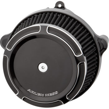 ARLEN NESS Big Sucker™ Stage 1 Air Cleaner Kit with Cover - Beveled - Black
