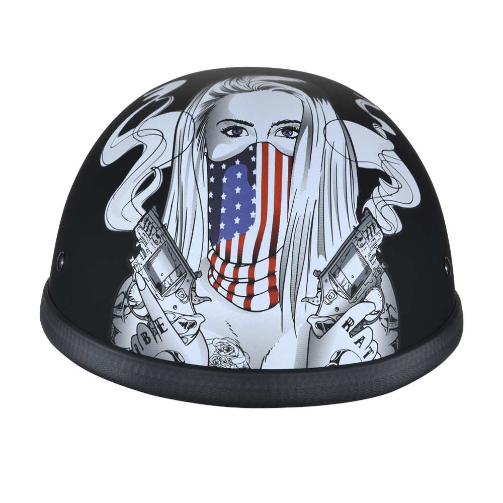 american flag motorcycle helmets Novelty Eagle- W/ Make 'Em Pay — Lifestyle Cycles