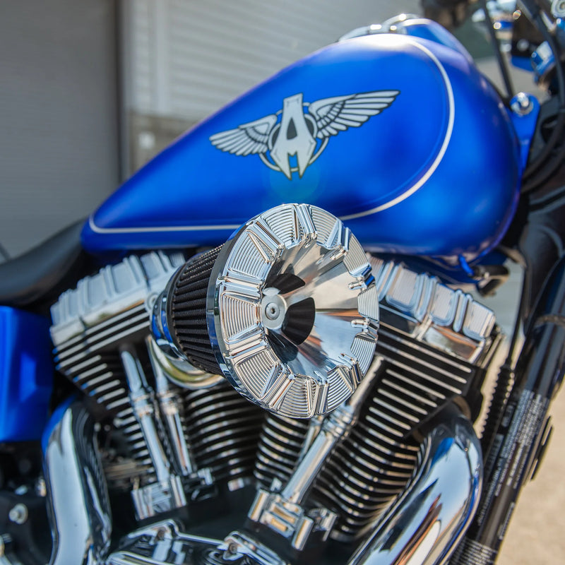 ARLEN NESS Velocity Air Cleaner Cover - 10-Gauge - Chrome