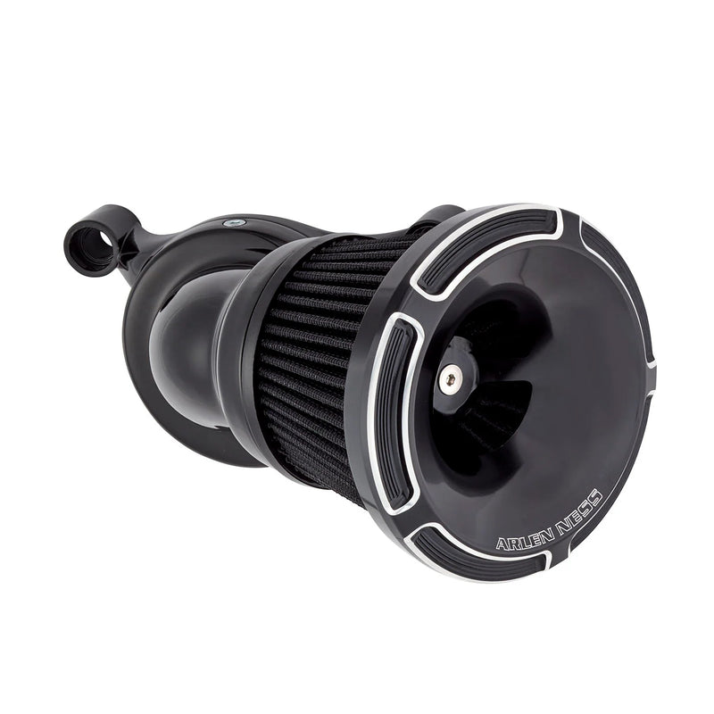 ARLEN NESS Velocity Air Cleaner Cover - Beveled - Black / Machined