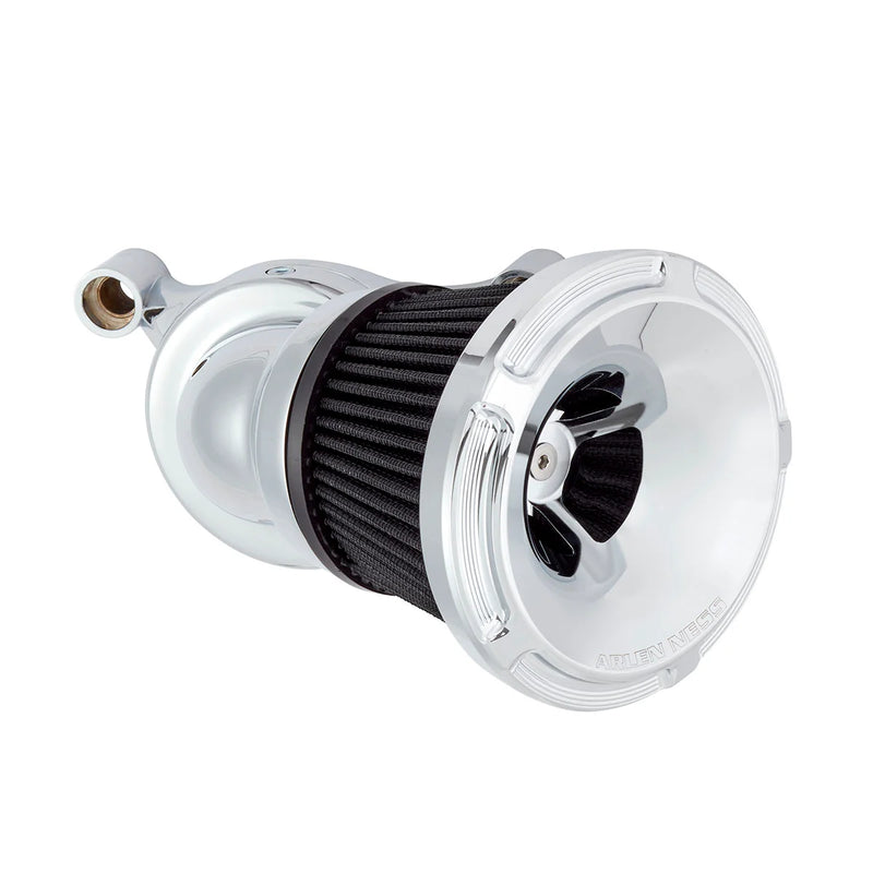 ARLEN NESS Velocity Air Cleaner Cover - Beveled - Chrome