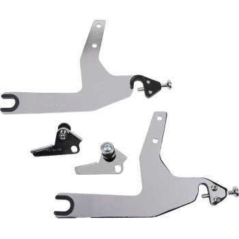 COBRA Detachable Backrest Kit - 14" - Chrome - Softail '00-'06