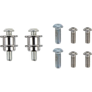 COBRA Detachable Backrest Kit - 11" - Square - Black - Softail '06-'17