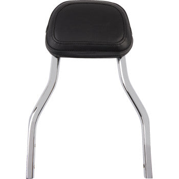 COBRA Detachable Backrest Kit - 14" - Chrome - Softail '00-'06