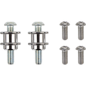 COBRA Detachable Backrest Kit - 14" - Chrome - Dyna '06-'17