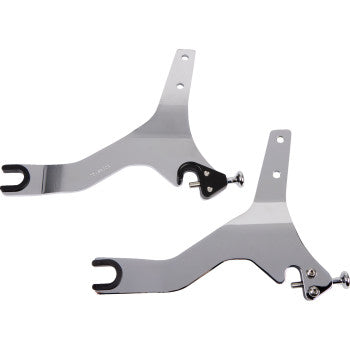 COBRA Detachable Backrest Kit - 14" - Chrome - XL '04-'19