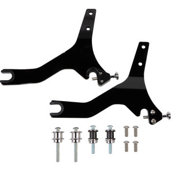 COBRA Detachable Backrest Kit - 14" - Round - Black - XL '04-'19