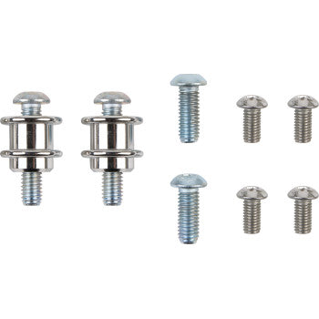 COBRA Detachable Backrest Kit - 11" - Chrome - Softail '00-'17