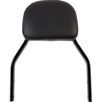 COBRA Detachable Backrest Kit - 11" - Square - Black - Softail