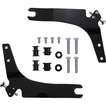 COBRA Detachable Backrest Kit - 11" - Square - Black - Softail '18-'19