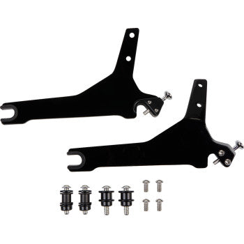COBRA Detachable Backrest Kit - 11" - Square - Black - Softail '18-'19