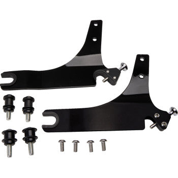 COBRA Detachable Backrest Kit - 11" - Round - Black - FXLR '18-'20