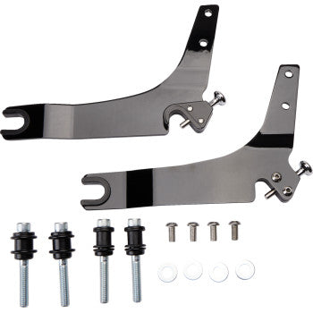 COBRA Detachable Backrest Kit - 11" - Round - Black - FLHC/S '18-'20