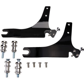 COBRA Detachable Backrest Kit - 11" - Square - Black - FLSB '18-'20