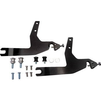 COBRA Detachable Backrest Kit - 14" - Square - Black - Softail '00-'06