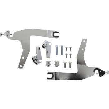 COBRA Detachable Backrest Kit - 14" - Square - Chrome - Softail '06-'17