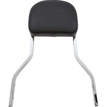 COBRA Detachable Backrest Kit - 14" - Square - Chrome - Softail '06-'17