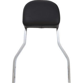 COBRA Detachable Backrest Kit - 14" - Square - Chrome - Dyna '06-'17