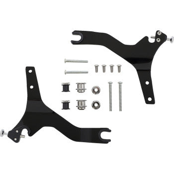 COBRA Detachable Backrest Kit - 14" - Square - Black - Sportster '04-'19