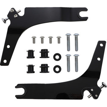 COBRA Backrest Kit - 14" - Black - Softail '18-'19