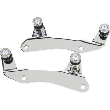 COBRA Docking Kit for Detachable Backrest - Mounting Kit - Chrome - Touring '14-'20