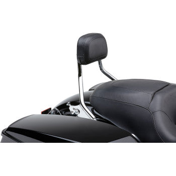 COBRA Detachable Backrest - Chrome - Short - FLH/FLT