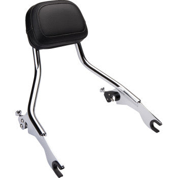 COBRA Detachable Backrest - Chrome - Short - FLH/FLT