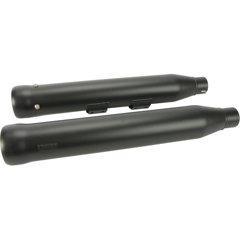 COBRA 3" Neighbor Hater Slip-On Mufflers - Black - Softail '07-'17