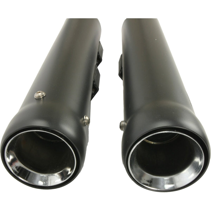 COBRA 3" Neighbor Hater Slip-On Mufflers - Black - Softail '07-'17