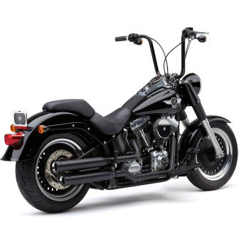 COBRA 3" Neighbor Hater Slip-On Mufflers - Black - Softail '07-'17