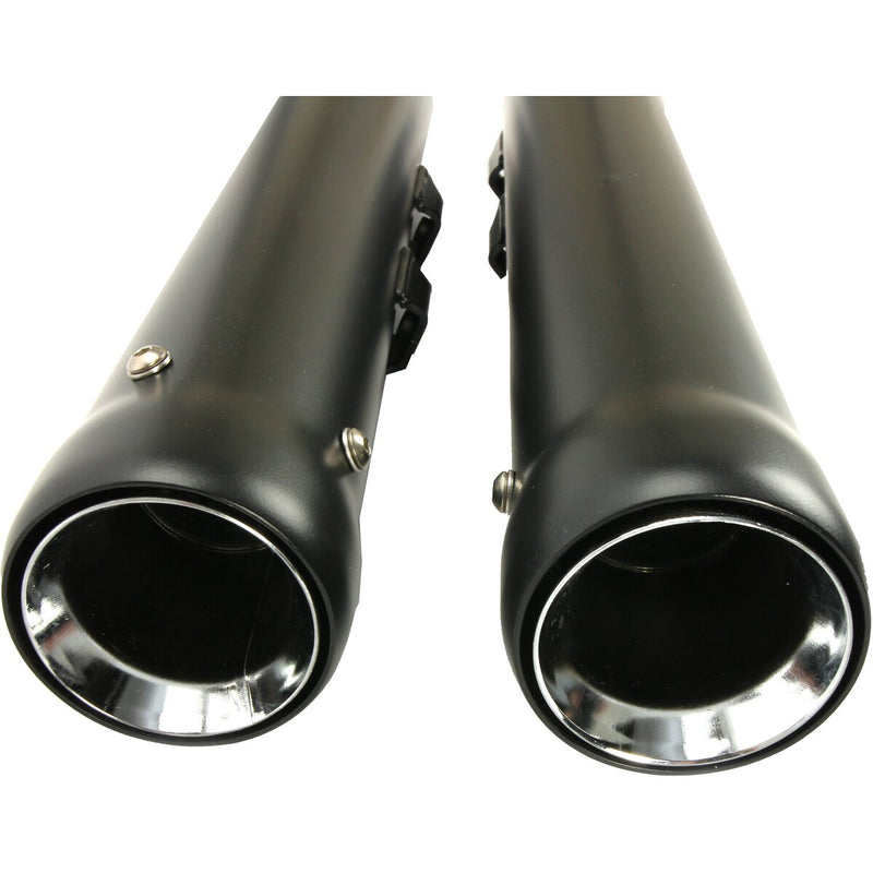 COBRA 3" Neighbor Hater Slip-On Mufflers - Black - Softail '05-'17
