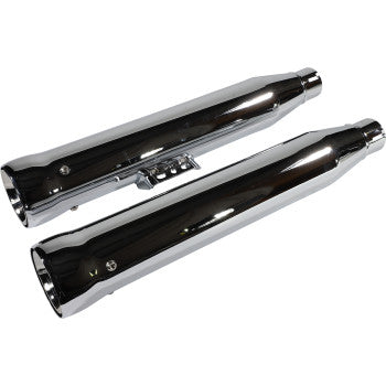 COBRA 3" Neighbor Hater Slip-On Mufflers - Chrome '- Softail 18-'22