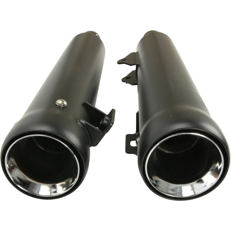 COBRA 3" Neighbor Hater Slip-On Mufflers - Black - Dyna '08-'17