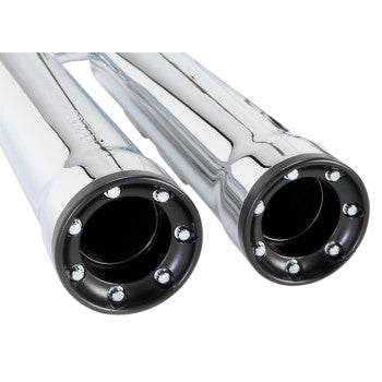 COBRA RPT 3" Slip-On Mufflers - Chrome - Softail '05-'17