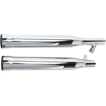 COBRA RPT 3" Slip-On Mufflers - Chrome - Softail '05-'17