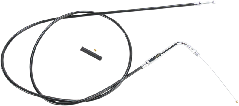 DRAG SPECIALTIES Black Vinyl Throttle Cable - 50"