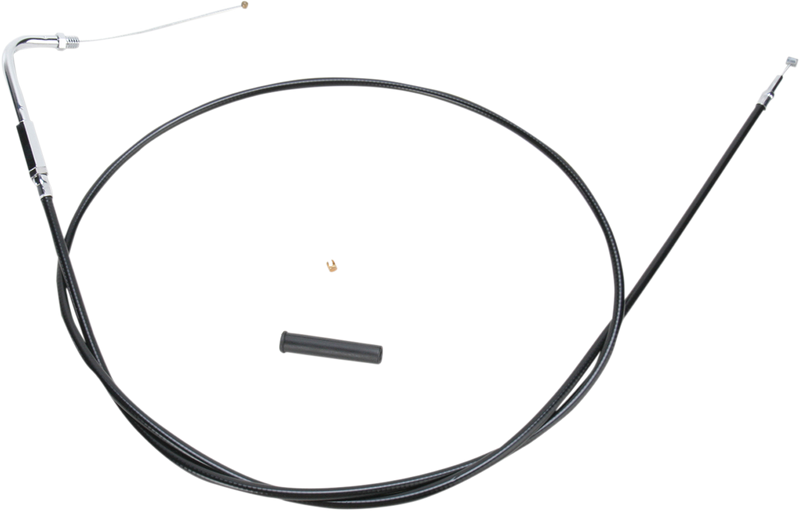 DRAG SPECIALTIES Black Vinyl Throttle Cable - 56"