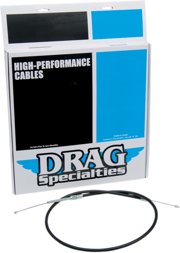 DRAG SPECIALTIES Replacement High-Efficiency Black Vinyl Clutch Cable - 47-1/16"