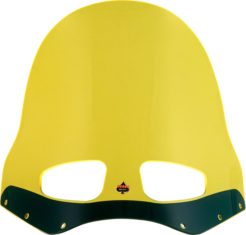 KLOCK WERKS Ice Flare® Windshield - 15" - Yellow Ice - Road Warrior Fairing KWW-06-0616