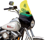 KLOCK WERKS Ice Flare® Windshield - 15" - Yellow Ice - Road Warrior Fairing KWW-06-0616