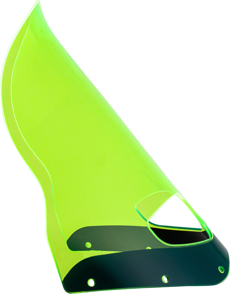 KLOCK WERKS Ice Flare® Windshield - 15" - Green Ice - Road Warrior Fairing KWW-06-0617