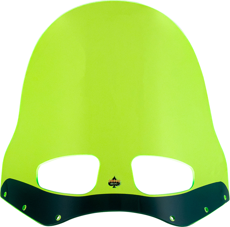KLOCK WERKS Ice Flare® Windshield - 15" - Green Ice - Road Warrior Fairing KWW-06-0617