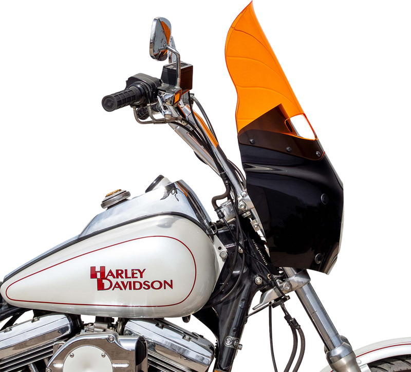 KLOCK WERKS Windshield - Road Warrior Fairing - 15" - Orange KWW-06-0620