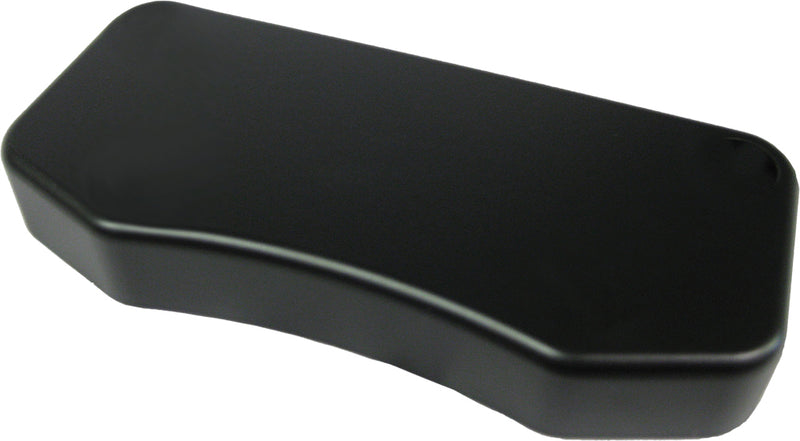 Hiddn Hrdwre Top Clamp Smooth Black